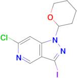 6-Chloro-3-iodo-1-tetrahydropyran-2-yl-pyrazolo[4,3-c]pyridine