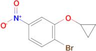 1-Bromo-2-(cyclopropoxy)-4-nitro-benzene