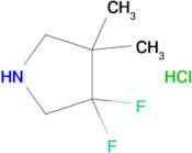 3,3-Difluoro-4,4-dimethyl-pyrrolidine;hydrochloride