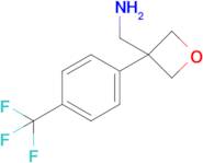 [3-[4-(trifluoromethyl)phenyl]oxetan-3-yl]methanamine