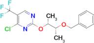 2-[(1R,2R)-2-benzyloxy-1-methyl-propoxy]-4-chloro-5-(trifluoromethyl)pyrimidine