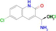 3-[(1r)-1-aminoethyl]-6-chloro-1h-quinolin-2-one;hydrochloride