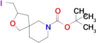 Tert-butyl3-(iodomethyl)-2-oxa-9-azaspiro[4.5]decane-9-carboxylate