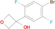 3-(4-Bromo-2,5-difluoro-phenyl)oxetan-3-ol
