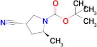 Tert-butyl(2s,4s)-4-cyano-2-methyl-pyrrolidine-1-carboxylate