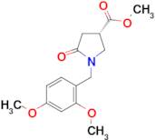 Methyl(3S)-1-[(2,4-dimethoxyphenyl)methyl]-5-oxo-pyrrolidine-3-carboxylate