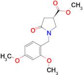 Methyl(3r)-1-[(2,4-dimethoxyphenyl)methyl]-5-oxo-pyrrolidine-3-carboxylate