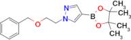 1-(2-Benzyloxyethyl)-4-(4,4,5,5-tetramethyl-1,3,2-dioxaborolan-2-yl)pyrazole