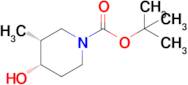 Tert-butyl(3r,4s)-4-hydroxy-3-methyl-piperidine-1-carboxylate