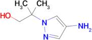 2-(4-Amino-1h-pyrazol-1-yl)-2-methylpropan-1-ol