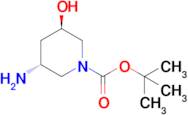 Tert-butyl(3r,5r)-3-amino-5-hydroxypiperidine-1-carboxylate