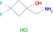 1-(Aminomethyl)-3,3-difluoro-cyclobutanol;hydrochloride