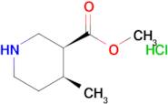 Methyl(3s,4s)-4-methylpiperidine-3-carboxylate;hydrochloride