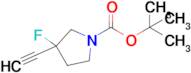 tert-Butyl 3-ethynyl-3-fluoropyrrolidine-1-carboxylate