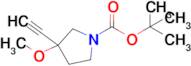 tert-Butyl 3-ethynyl-3-methoxypyrrolidine-1-carboxylate