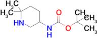 tert-Butyl (6,6-dimethylpiperidin-3-yl)carbamate