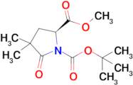 1-(tert-Butyl) 2-methyl (S)-4,4-dimethyl-5-oxopyrrolidine-1,2-dicarboxylate