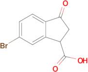 6-Bromo-3-oxo-2,3-dihydro-1H-indene-1-carboxylic acid