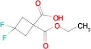 1-(Ethoxycarbonyl)-3,3-difluorocyclobutane-1-carboxylic acid