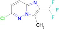 6-Chloro-3-methyl-2-(trifluoromethyl)imidazo[1,2-b]pyridazine