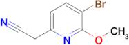 2-(5-Bromo-6-methoxypyridin-2-yl)acetonitrile