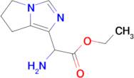 Ethyl 2-amino-2-(6,7-dihydro-5H-pyrrolo[1,2-c]imidazol-1-yl)acetate