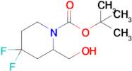 tert-Butyl 4,4-difluoro-2-(hydroxymethyl)piperidine-1-carboxylate