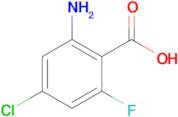 2-Amino-4-chloro-6-fluorobenzoic acid