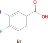 3-Bromo-4-fluoro-5-iodobenzoic acid