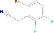 2-(6-Bromo-2,3-difluorophenyl)acetonitrile