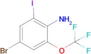 4-Bromo-2-iodo-6-(trifluoromethoxy)aniline