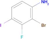 2-Bromo-3-fluoro-4-iodoaniline