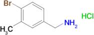 (4-Bromo-3-methylphenyl)methanamine hydrochloride