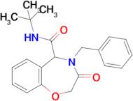 4-Benzyl-N-(tert-butyl)-3-oxo-2,3,4,5-tetrahydrobenzo[f][1,4]oxazepine-5-carboxamide