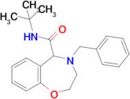 4-Benzyl-N-(tert-butyl)-2,3,4,5-tetrahydrobenzo[f][1,4]oxazepine-5-carboxamide