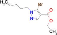 Ethyl 5-bromo-1-(pent-4-en-1-yl)-1H-pyrazole-4-carboxylate