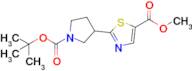 Methyl 2-(1-(tert-butoxycarbonyl)pyrrolidin-3-yl)thiazole-5-carboxylate