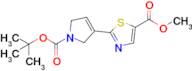 Methyl 2-(1-(tert-butoxycarbonyl)-2,5-dihydro-1H-pyrrol-3-yl)thiazole-5-carboxylate