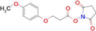 2,5-Dioxopyrrolidin-1-yl 3-(4-methoxyphenoxy)propanoate