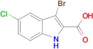 3-Bromo-5-chloro-1H-indole-2-carboxylic acid