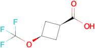 (1s,3s)-3-(Trifluoromethoxy)cyclobutanecarboxylic acid