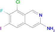 8-Chloro-7-fluoro-6-iodoisoquinolin-3-amine
