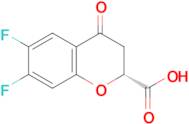 (R)-6,7-Difluoro-4-oxochromane-2-carboxylic acid