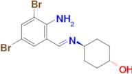 (1r,4r)-4-((E)-(2-Amino-3,5-dibromobenzylidene)amino)cyclohexanol