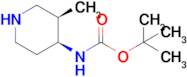 tert-Butyl ((3R,4S)-3-methylpiperidin-4-yl)carbamate