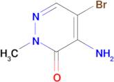 4-Amino-5-bromo-2-methylpyridazin-3(2H)-one