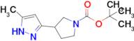 tert-butyl 3-(5-methyl-1H-pyrazol-3-yl)pyrrolidine-1-carboxylate