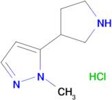 1-Methyl-5-(pyrrolidin-3-yl)-1H-pyrazole hydrochloride