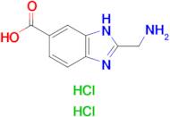 2-(Aminomethyl)-1H-benzo[d]imidazole-6-carboxylic acid dihydrochloride