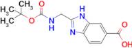 2-(((tert-Butoxycarbonyl)amino)methyl)-1H-benzo[d]imidazole-6-carboxylic acid
